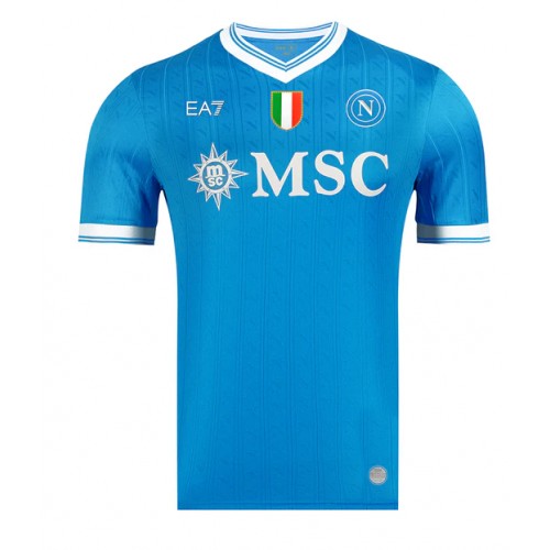 SSC Napoli Romelu Lukaku #9 Prima Maglia 2025-26 Manica Corta